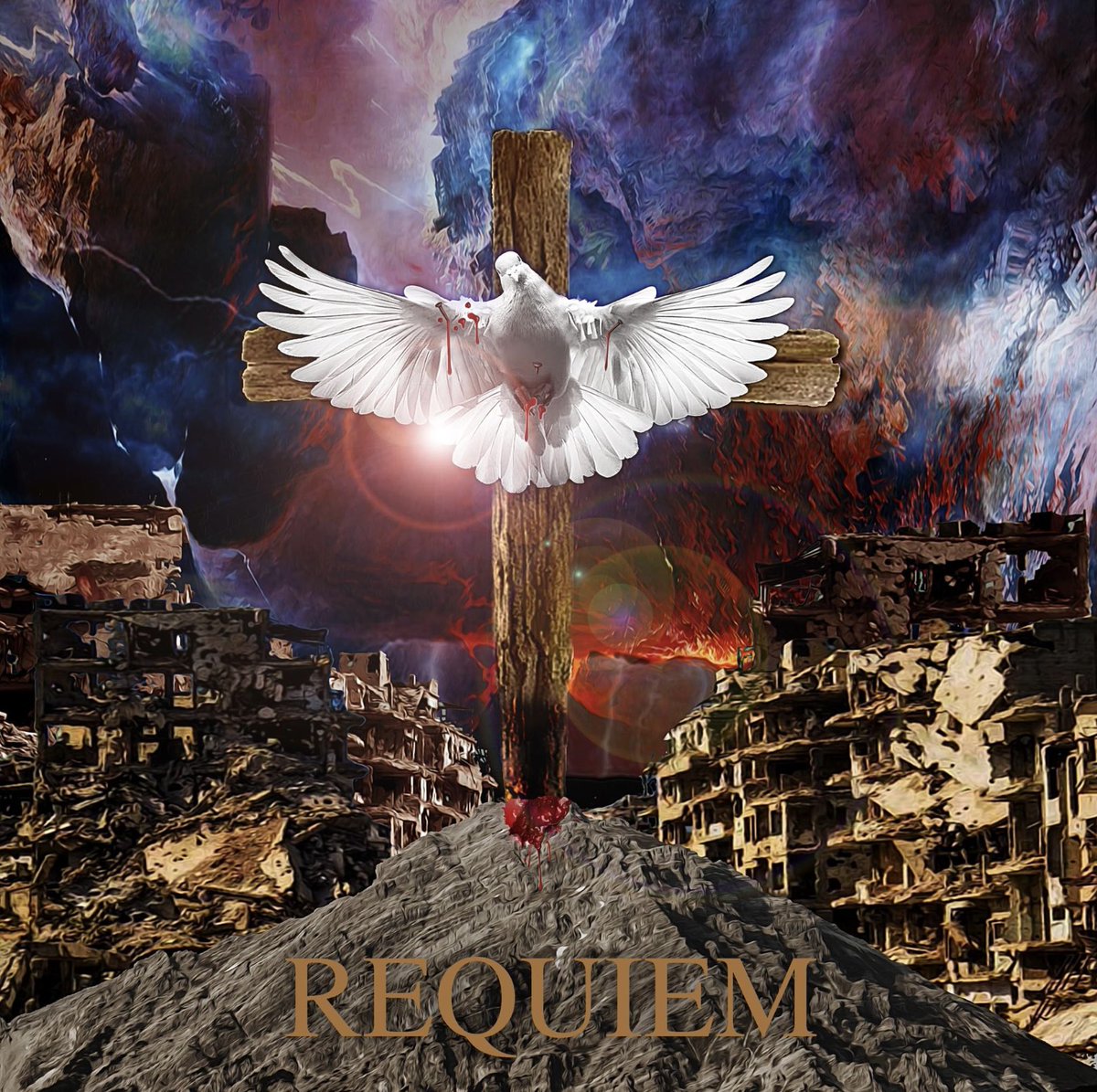 ColdwellContact's tweet image. ‘REQUIEM’ #Art #DigitalPainting 20” x 20” Limited Edition Print - June 2024