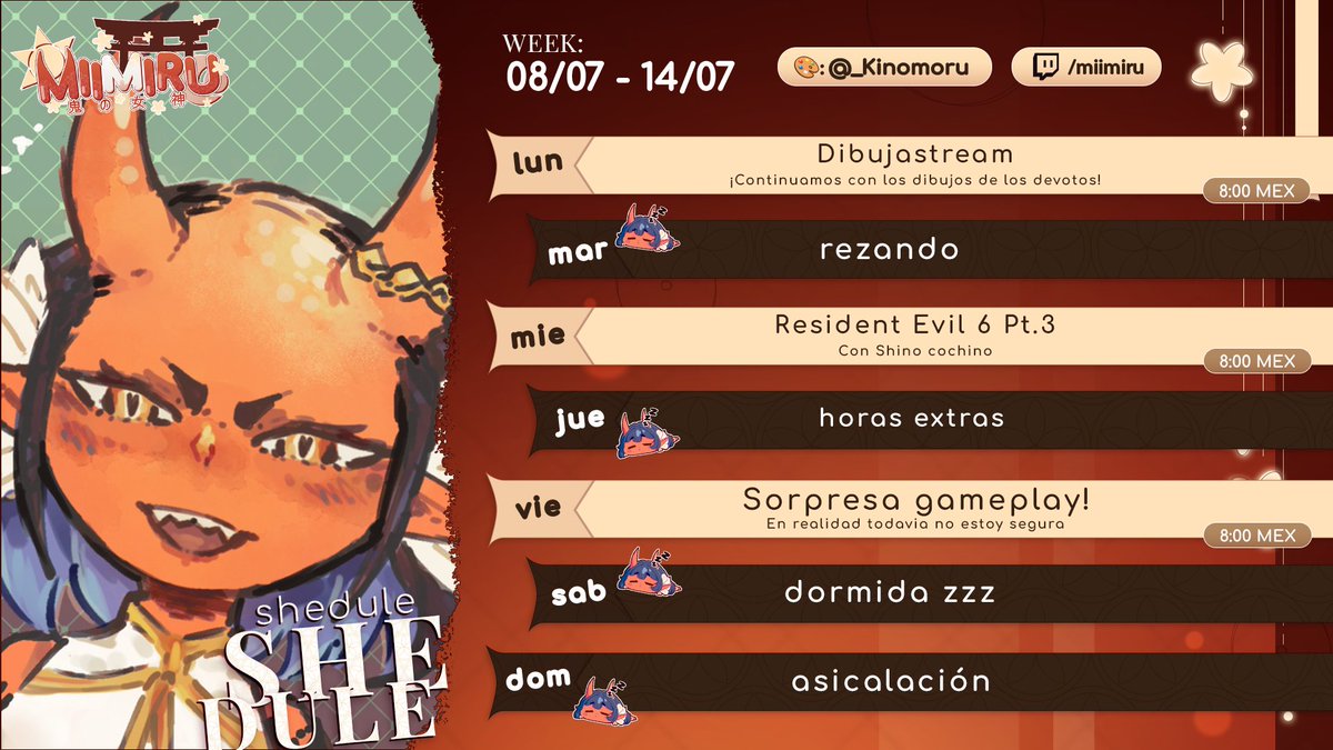 miimiruvt's tweet photo. YA DESCANSE, así que vengo con todo para andar al 100, estoy lista para el bully- que diga, para mejorar mi arte y matar zombies

Hashtags:
🎨#Artiru
📹#Miimip
🤣#Meemeru
🔞#Mommiru

#vtuber #vtuberes #vtuberuprising https://t.co/z6Jyf5Njzn