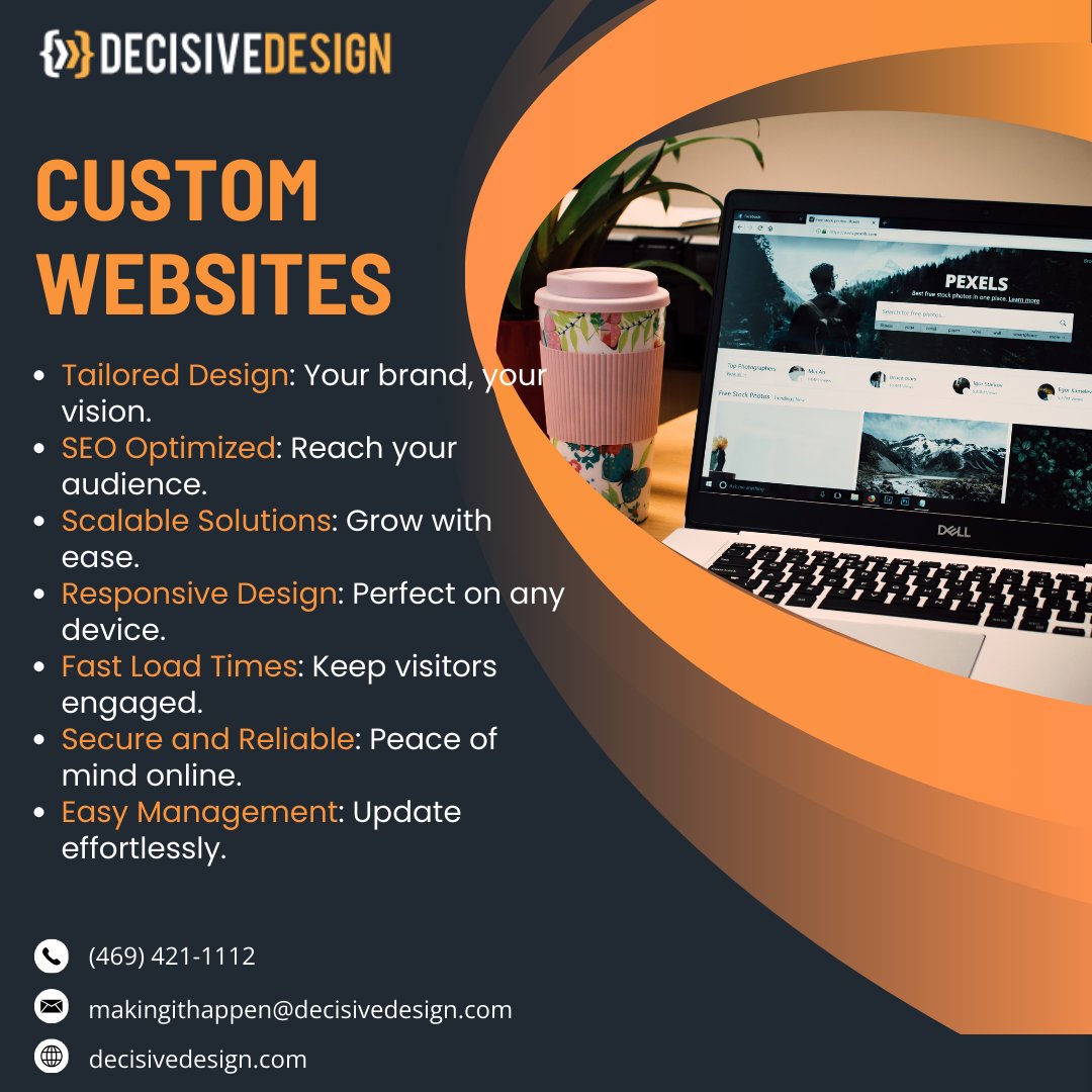 DecisiveDesign's tweet image. At Decisive Design, we understand the power of search engine optimization in driving organic traffic and growing your business.

🌐 decisivedesign.com  
✉ makingithappen@decisivedesign.com

#SEO #SearchEngineOptimization #DigitalMarketing