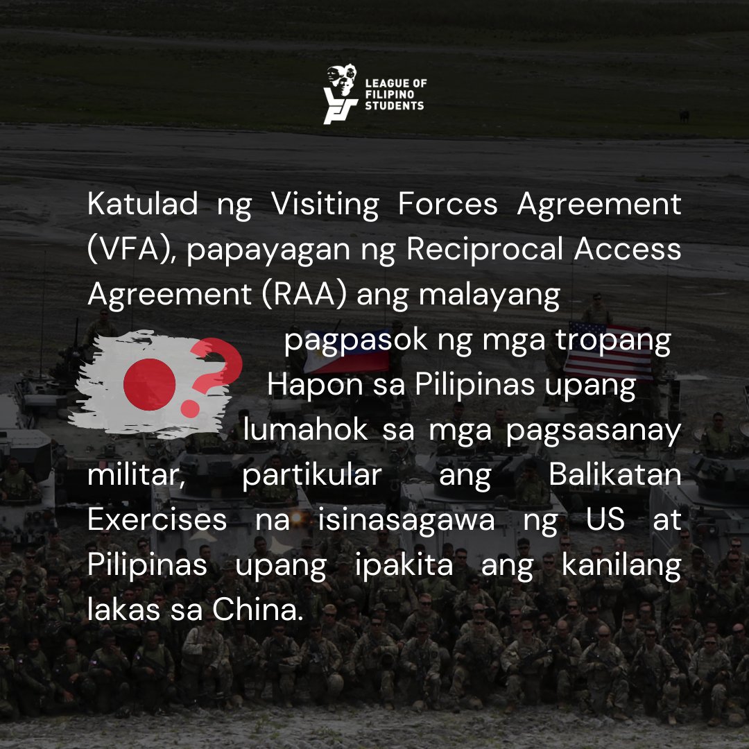 LFSPhilippines's tweet photo. #JunkVFA #USTroopsOutNow https://t.co/IHmcaMJJiY