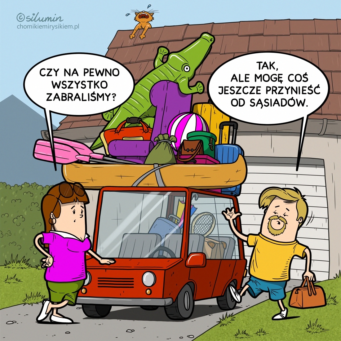 ChomikiRysik's tweet photo. Na urlop to każden jeden chce jechać, ale spłacać firmowy leasing to już nie ma komu! #humor #rysunek #poniedzialek #wczasy #wakacje https://t.co/k9HgR57Vk0