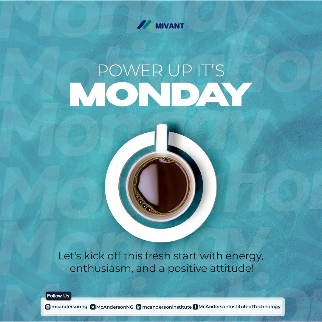 McAndersonNG's tweet photo. Let's do this together,
Visit us at https://t.co/mC7770690g to explore our mentor-led learning!​

#NewWeek #NewBeginnings #Motivation #PositiveVibes #GetItStarted #NewMonth #NewGoals #TechCareers #TechLearning #McAnderson #Techstart #CodingforEmployment #McAndersonTech #fresh https://t.co/Jo95XeYUHf