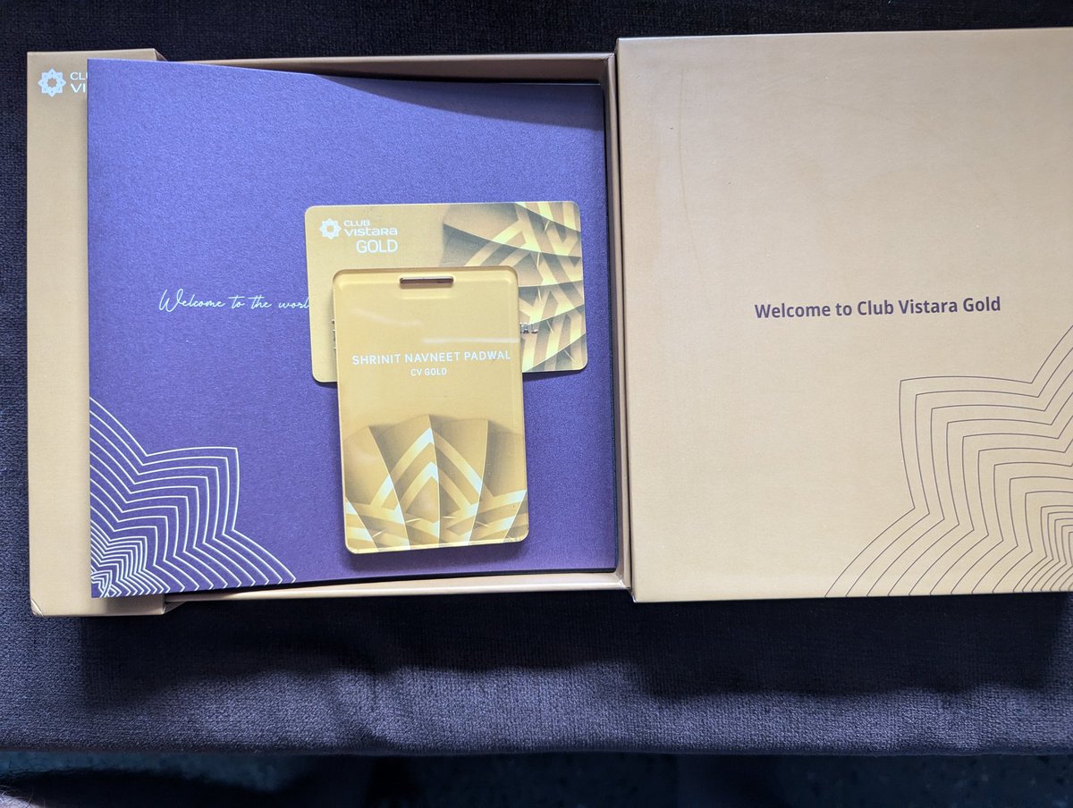 shri294's tweet photo. @Daksh_k1 @imYadav31 @Anirban12Mandal @AmazingCreditC Just received the Gold kit today, after about a month of receiving VI card https://t.co/Ao6ygmxXDH