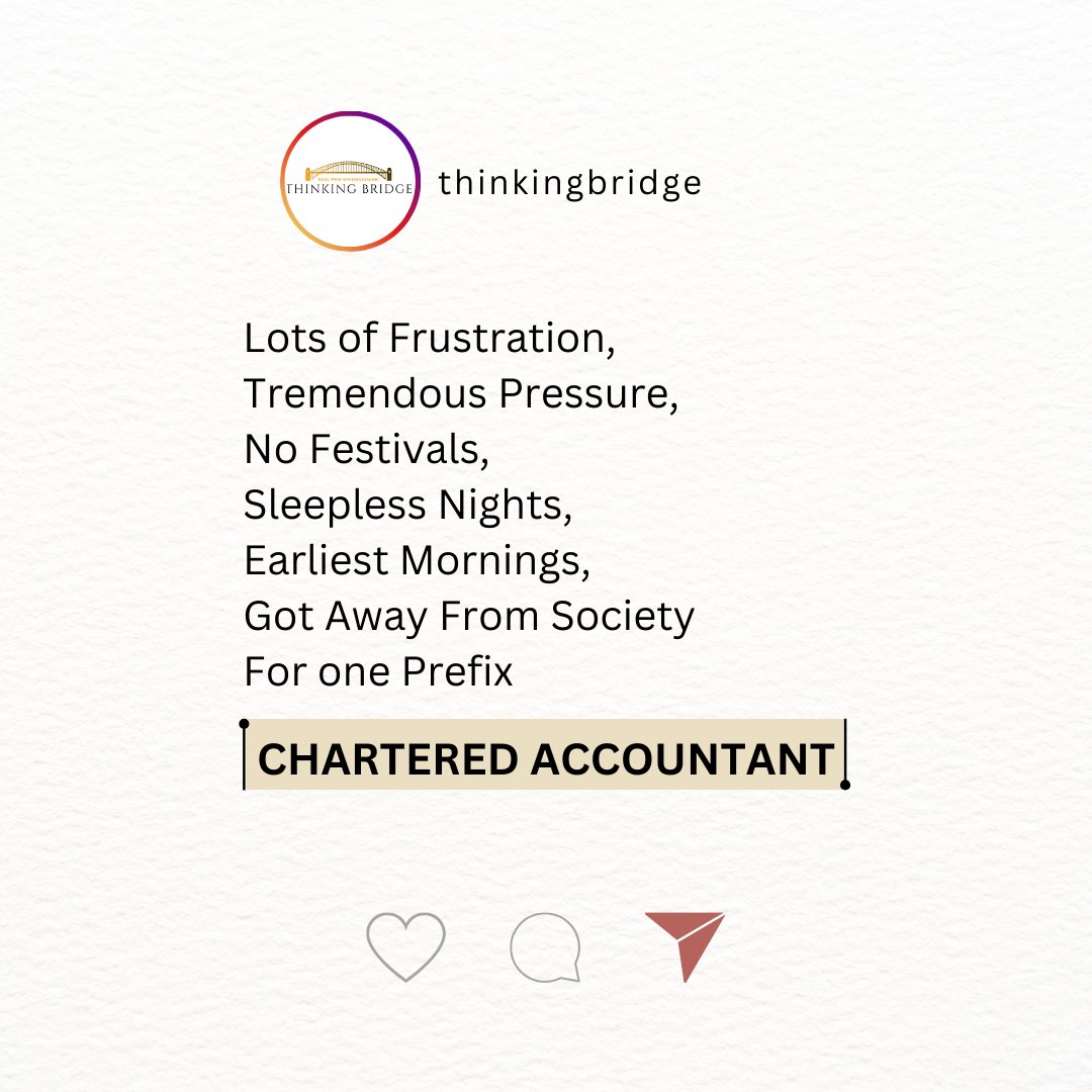 thinkingbridge_'s tweet photo. CA is not just a degree, it is an emotion 🫶🏻
#thinkingbridge #icai #icairesult #mondaymotivation #monday #motivation #motivationalquotes #skill #icai #quotes #charteredaccountant #positivevibes #success #quoteoftheday #camotivation #meme https://t.co/7NXK08w8ow