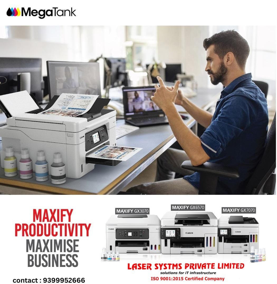SystmsLase33454's tweet photo. More details please contact : Udaykiran : 9399952666
.
.
.
#CanonMegaTankPrinters #CanonIndia #schools #education #privateschool #it #infrastructure #office #toners #printersupplies #printers #print @canonindia_official #LaserSystem https://t.co/6XxVH15YBG