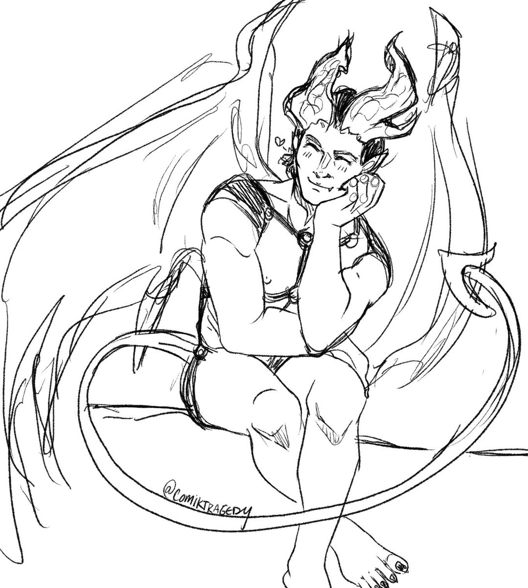 Haarlep being sweet 🥺🥺 #bg3 #bg3fanart #haarlep #raphael #doodle