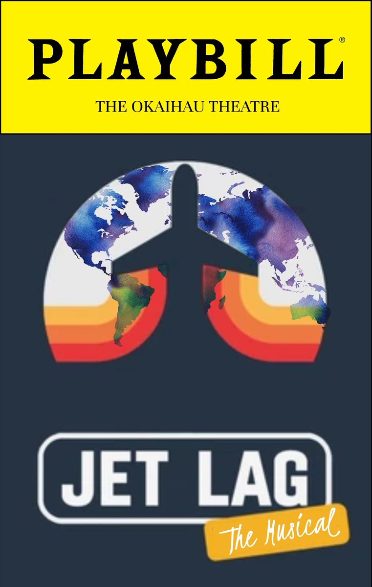 jetlagdagame's tweet photo. Can confirm. I was the graphic designer for the playbills. https://t.co/lOQqIT0q1y