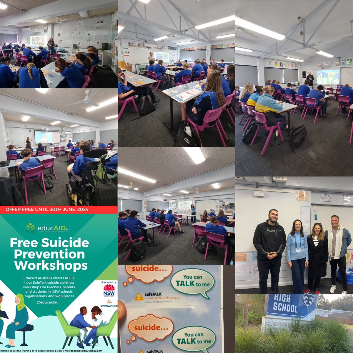 🎉  We had the privilege of training ~250 students and 40 staff members of a high school in North Richmond  with life saving suicide alertness skills last month! <a href="/LivingWorksAus/">LivingWorks Australia</a> 

#suicideprevention #suicidealertness #growingpeople #impactingcommunities