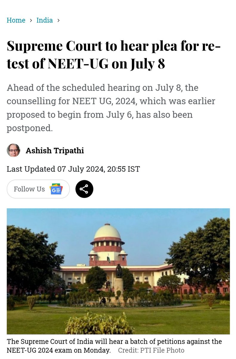 NayanShubhangi's tweet photo. July 8th, 2024, is a big day for 2024 NEET aspirants, likely to end the confusion they have been living in for the past month.
#RENEET #NEETUG2024Exams #ntascam #NeetPaperLeak #neet_scam #NEETUGUPDATE #NEET_परीक्षा @MLJ_GoI @NTA_Exams #NEETFraud #ElectionsLegislatives2024 https://t.co/17jgjfJnrP