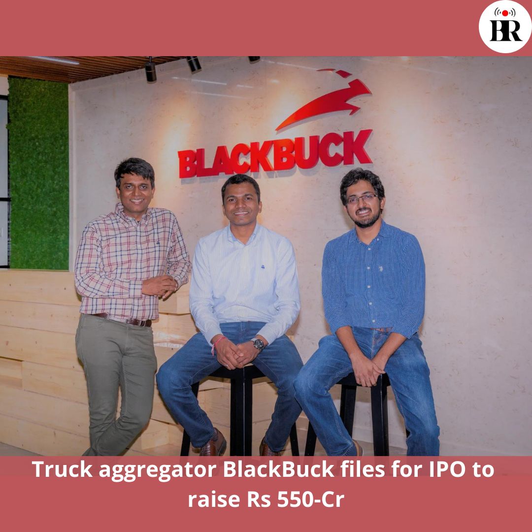 businessreviewL's tweet photo. Truck aggregator @blackbuck files for IPO to raise Rs 550-Cr
Read more :- https://t.co/A0xu1dqG09
#BlackBuck #LogisticsStartup #IPOIndia #SEBI #PublicOffering
#SalesAndMarketing #ProductDevelopment #NBFC
#SupplyChainManagement #FinancialServices #StartupFunding #InvestTech https://t.co/cmWZMH8F52