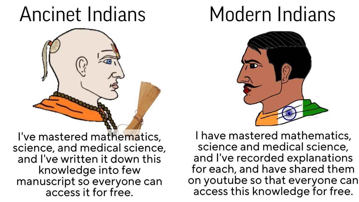 gemsofbabus_'s tweet image. Our Ancestors 🗿                      Us 🗿