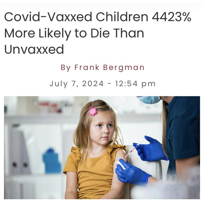 iontecs_pemf's tweet image. Will there be repercussions for gov and health recommending little kids get whacked now that their risk of dying is more than 4400% vs the great unwhacked? #GITMO #Tribunals #arrestfauci
