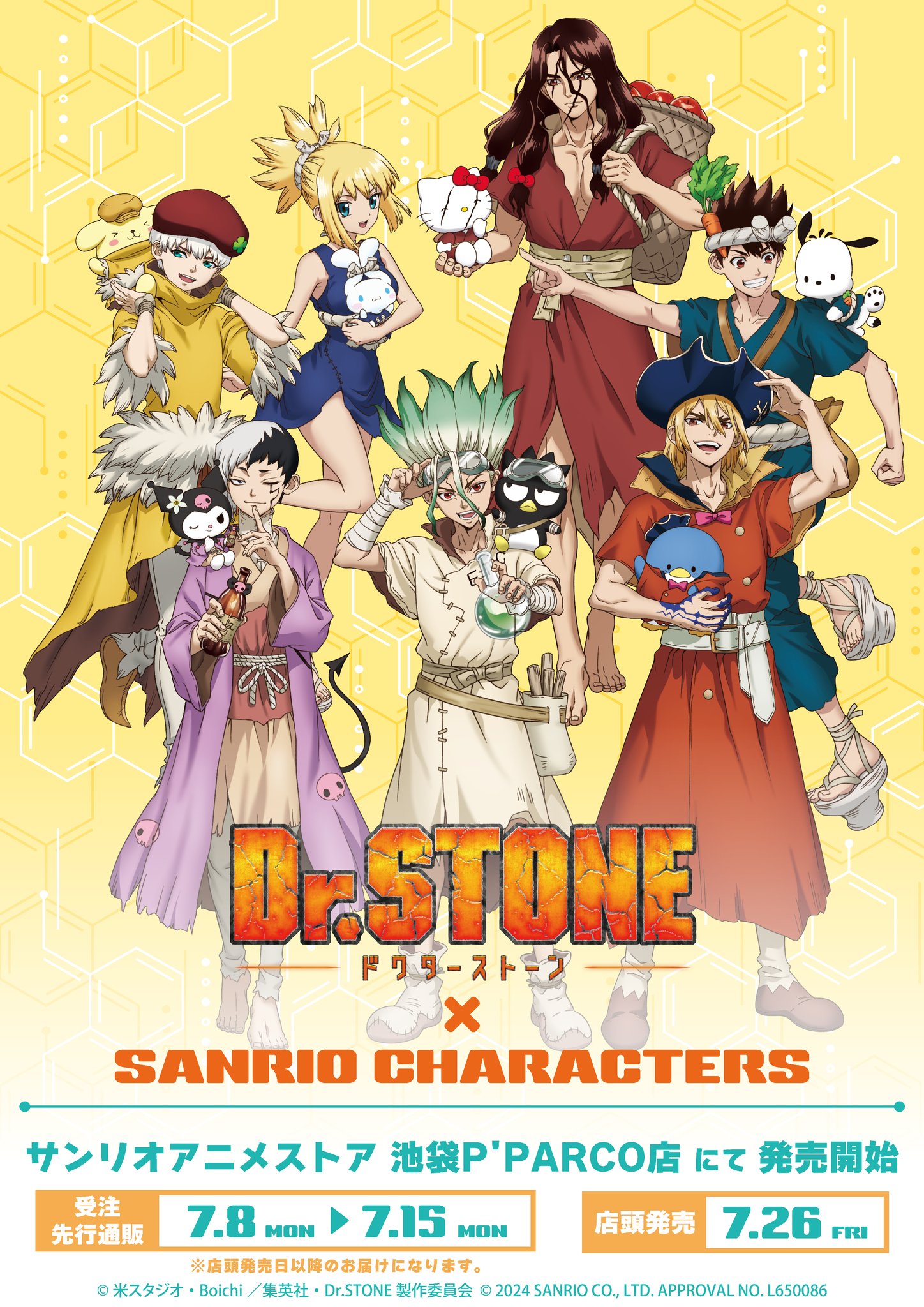 Dr.STONE クリアファイル 等身 サンリオ サンリオアニメストア公式 on X: 