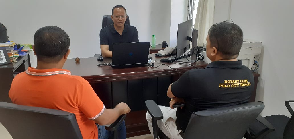 ImphalStpi's tweet photo. OIC @ImphalStpi interacted with representatives of M/s Hadron Technologies Pvt. Ltd. who visited #STPIOctaNE #CoE #Imphal to explore the Incubation Facility.
@arvindtw @Vandana030870 @stpiindia @stpiguwahati @STPI_OctaNE #StartUp #BPO #NEBPO https://t.co/jrMyn7LG9y