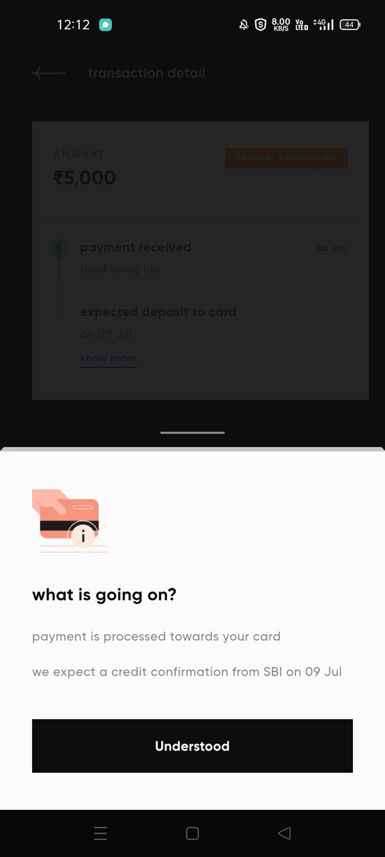 SSTrade89's tweet photo. @CRED_support @CRED_club @SBICard_Connect @RBI Dear @CRED_support
Now the date is extended to 9th July 
 When it will be closed
Yesterday sbi team called and said amount not received at there end.
Dear @SBICard_Connect 
Can you please provide the confirmation on credit amount.
@RBI @CRED_support https://t.co/5N30gYfIYa