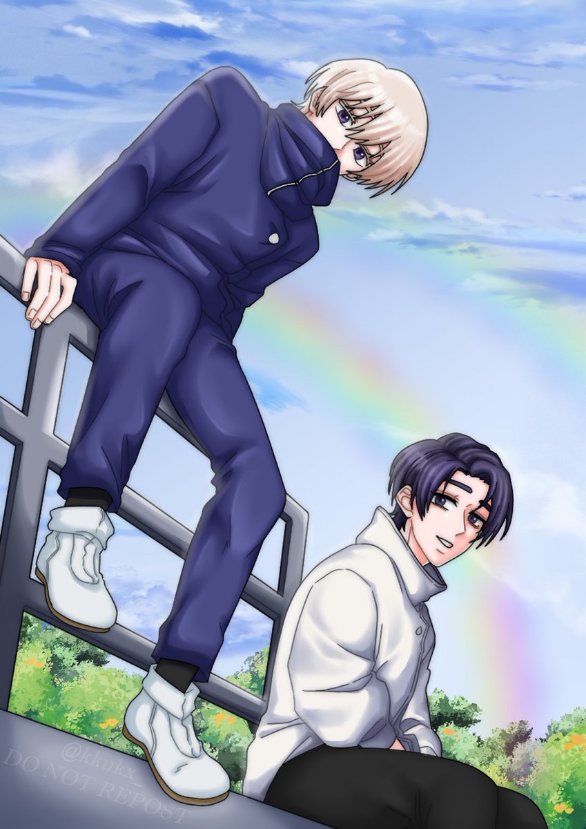 Ethereal beauties 😔 I love them with every bit of my being. 

#乙棘 #呪術廻戦