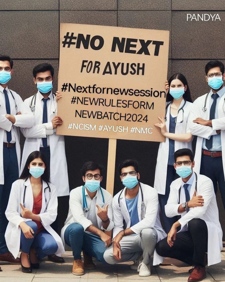 Cancel Next exam for old batches 
It's should be implemented from new session batches 
New rule for new batch  
#JusticeForAYUSHStudents
<a href="/mpprataprao/">Prataprao Jadhav</a> 
<a href="/moayush/">Ministry of Ayush</a> 
<a href="/PMOIndia/">PMO India</a> 
<a href="/ForHomeopathy/">National Commission For Homeopathy</a> 
<a href="/nsui/">NSUI</a> 
<a href="/RahulGandhi/">Rahul Gandhi</a> 
<a href="/MoHFW_INDIA/">Ministry of Health</a>
<a href="/ncism_india/">NCISM</a> 
<a href="/ABPNews/">ABP News</a> 
<a href="/ndtvindia/">NDTV India</a>