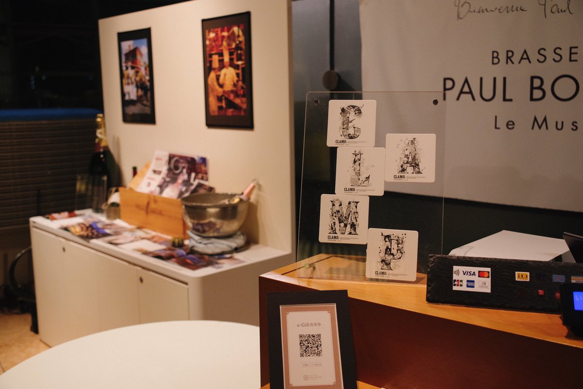 ディナーコースも素敵でした！
#CLAMP展