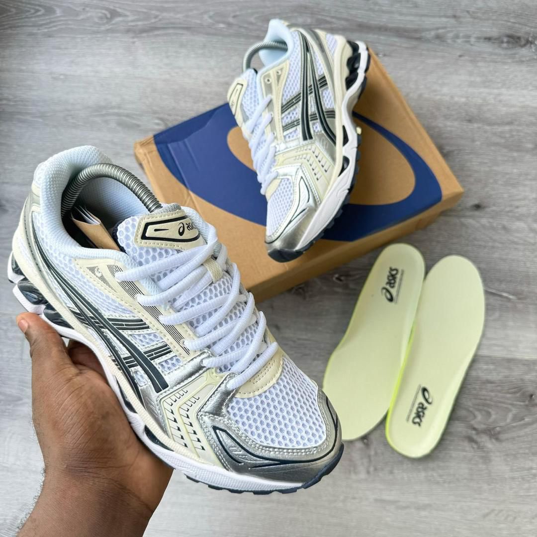 ASlCS GEL - KAYANO 14 . SIZE : 40—-45 . PRICE : N63K