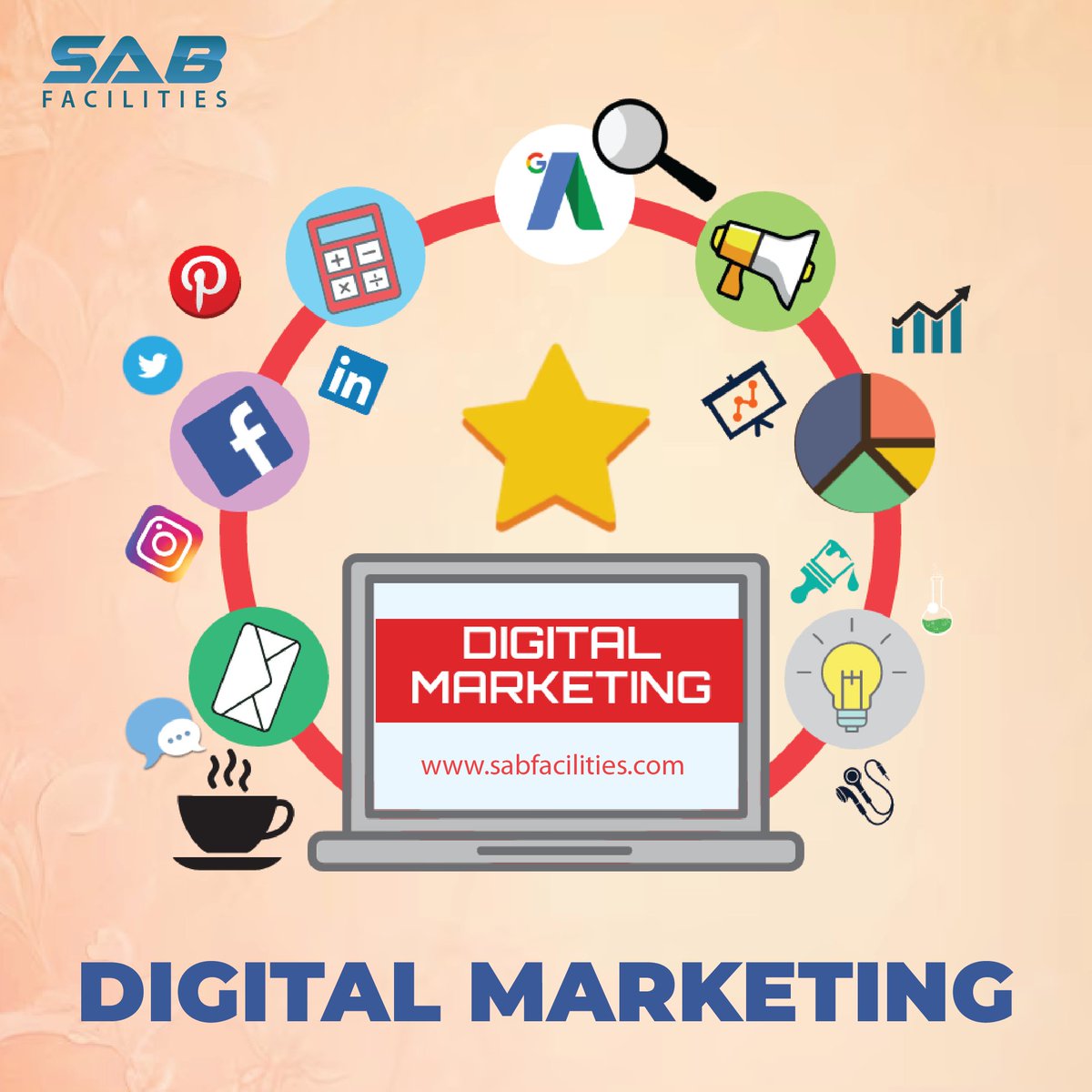 Take your brand to new heights with the power of digital marketing. From engaging content to targeted advertising, we have the strategies to help you reach your audience and achieve your business goals.
.
.
#digitalmarketing #sabfacilites #seo