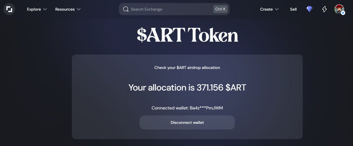 Morteza Yousefi | NFT Artist (@morteza_yousefy) on Twitter photo 📢 Scam alert
<a href="/exchgART/">Exchange Art</a>
The airdrop that the exchange conducted is a new type of scam.
The gas fees paid by both collectors and artists on this platform exceeded the value of the airdrop received. Additionally, it was insulting to all artists
if they hadn't given any 📢 Scam alert
<a href="/exchgART/">Exchange Art</a>
The airdrop that the exchange conducted is a new type of scam.
The gas fees paid by both collectors and artists on this platform exceeded the value of the airdrop received. Additionally, it was insulting to all artists
if they hadn't given any