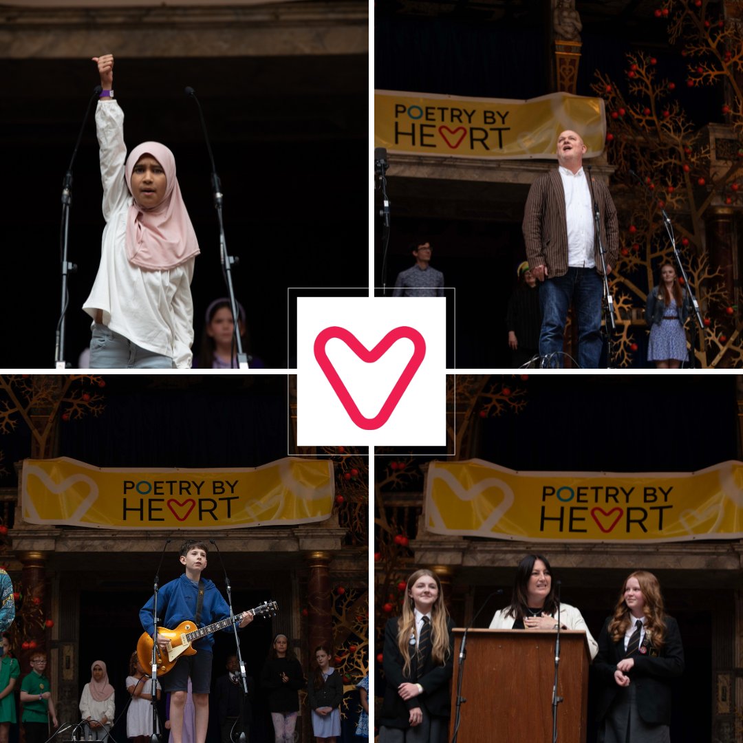 One week ago we were celebrating the Grand Finale of #PoetryByHeart at <a href="/The_Globe/">Shakespeare’s Globe</a>! Congratulations again to everyone who took part. Find out more about the day and about our plans for 2025! #teachers, have you signed up yet? #poetry

ow.ly/U4hQ50SwH73