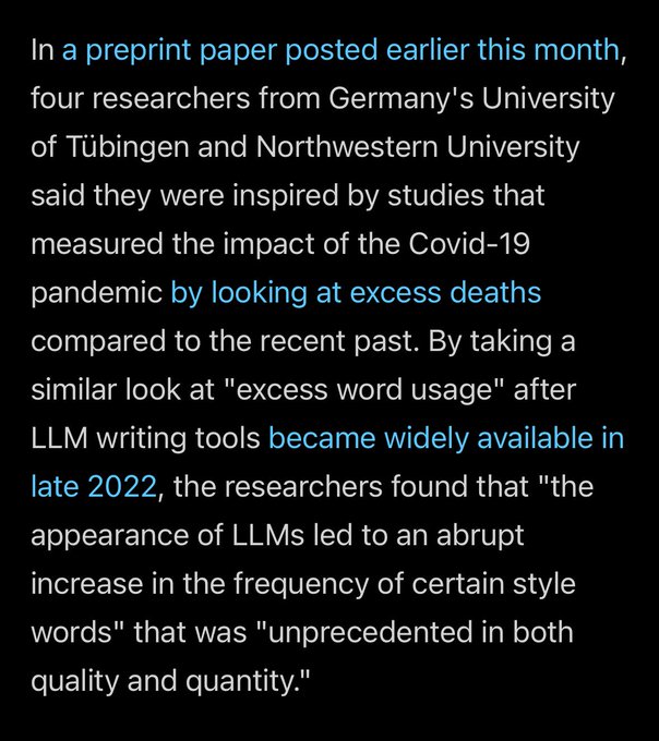 The Words That Give Away Generative AI Text https://t.co/kzN7HFumMS https://t.co/ovIkB8eyEi