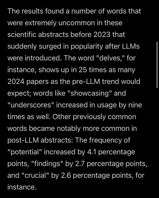 The Words That Give Away Generative AI Text https://t.co/kzN7HFumMS https://t.co/ovIkB8eyEi