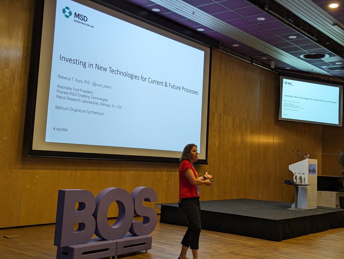 Marc Kielmann (@henloeditorfren) on Twitter photo Inspiring Rebecca T. Ruck <a href="/Ruck_chem/">Rebecca Ruck</a> <a href="/Merck/">Merck</a> now on stage at the Balticum Organicum Syntheticum <a href="/BOS_2024_Riga/">Balticum Organicum Syntheticum</a> #BOS2024Riga:
Investing in new technologies for current and future processes #ProcessChemistry Inspiring Rebecca T. Ruck <a href="/Ruck_chem/">Rebecca Ruck</a> <a href="/Merck/">Merck</a> now on stage at the Balticum Organicum Syntheticum <a href="/BOS_2024_Riga/">Balticum Organicum Syntheticum</a> #BOS2024Riga:
Investing in new technologies for current and future processes #ProcessChemistry