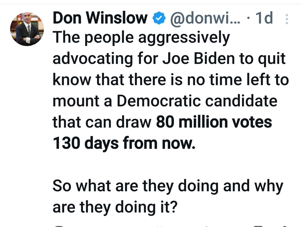 FixTheDamnGrid's tweet photo. @Malinowski You are fighting the WRONG fight. Who exactly do you propose he would pass the torch to that could win 80 million votes? How about asking the former insurrectionist to step down and most of their party who are clearly trying to overthrow democracy? #RidenWithBiden2024 https://t.co/yGD1hDIH0Z