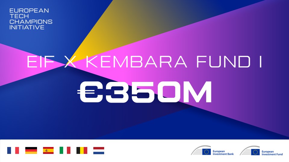 Announcing 1st 🇪🇸 fund under #ETCI🙌The €350m commitment to Kembara Fund I will invest in 🇪🇺 #scaleups in #deeptech, #climatetech and sustainable tech. ETCI's impact so far: 8 funds backed, unlocking €10bn for EU tech scale-ups, 15 investments underway bit.ly/eif-kembara