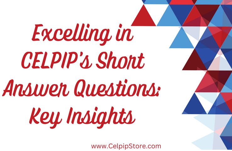 celpipstore's tweet photo. Excelling in CELPIP's Short Answer Questions

Mastering the Short Answer Questions (SAQs) is crucial to achieving success in the CELPIP exam. Understanding the nuances of these questions and adopting effective strategies...

https://t.co/FVwKtuPPRz https://t.co/OGsaasbBRi