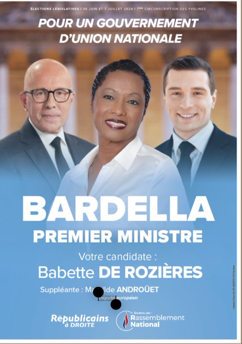 Babette de Rozières

2016, candidate LR : Battue
2022, candidate LREM : Battue
2024, candidate RN : Battue