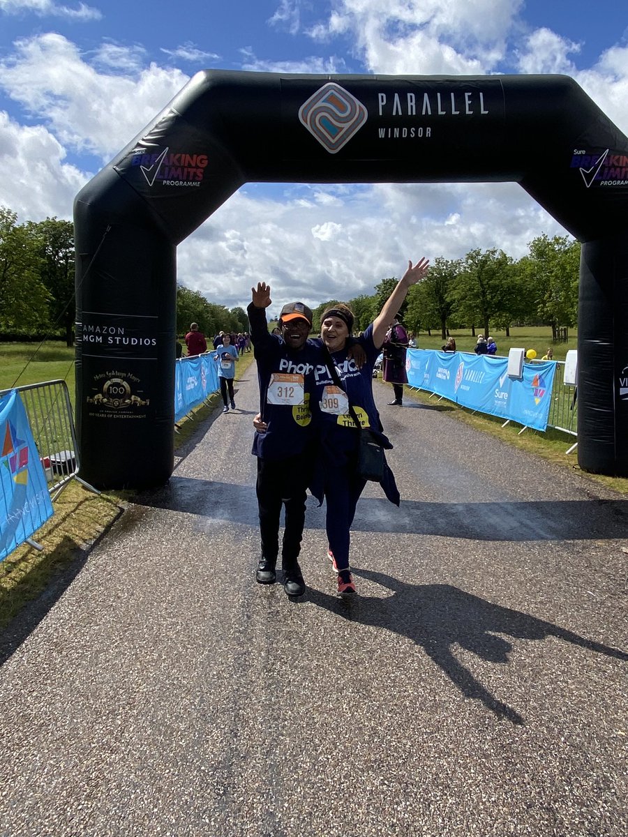 Battling the elements and completing the Challenges at the start of a day of inclusion at Parallel Windsor <a href="/ParallelGlobal/">Parallel Lifestyle</a> <a href="/phab_charity/">Phab UK</a>