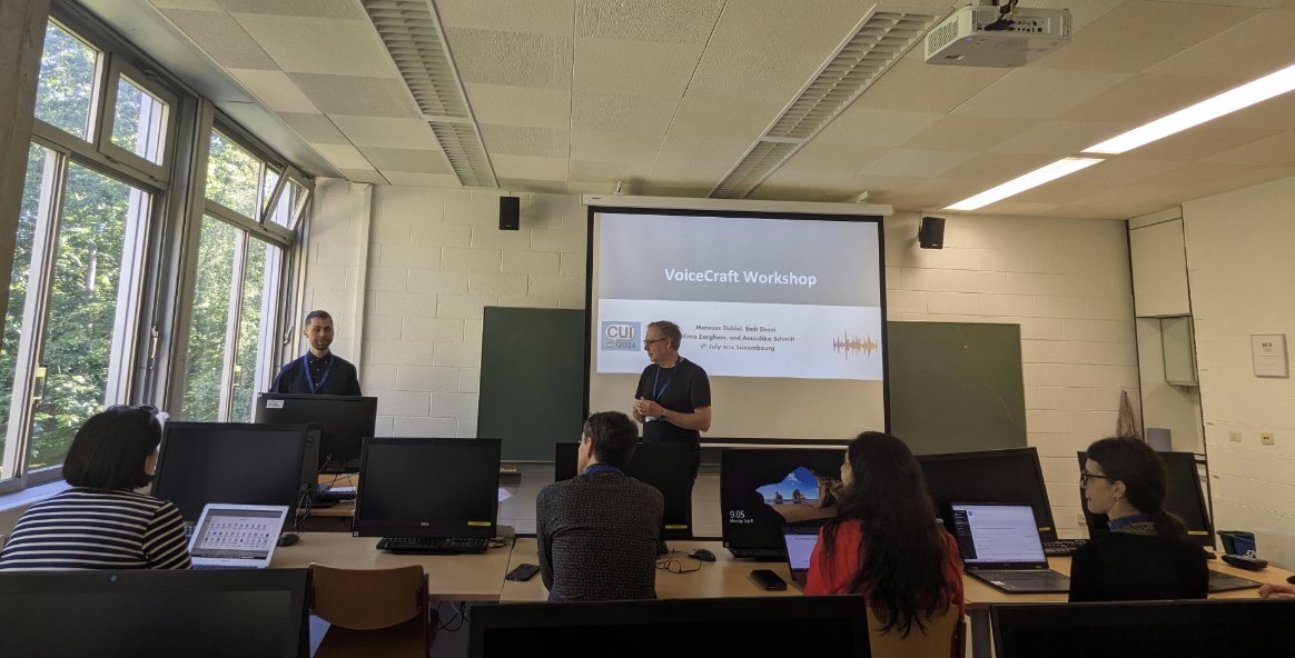 ACM CUI (@acm_cui) on Twitter photo And we're off! Workshops are in full swing <a href="/ACM_CUI/">ACM CUI</a> in Luxembourg.
#CUI24 <a href="/MattyD_IR/">Mateusz Dubiel</a> <a href="/luileito/">Luis A. Leiva</a> And we're off! Workshops are in full swing <a href="/ACM_CUI/">ACM CUI</a> in Luxembourg.
#CUI24 <a href="/MattyD_IR/">Mateusz Dubiel</a> <a href="/luileito/">Luis A. Leiva</a>