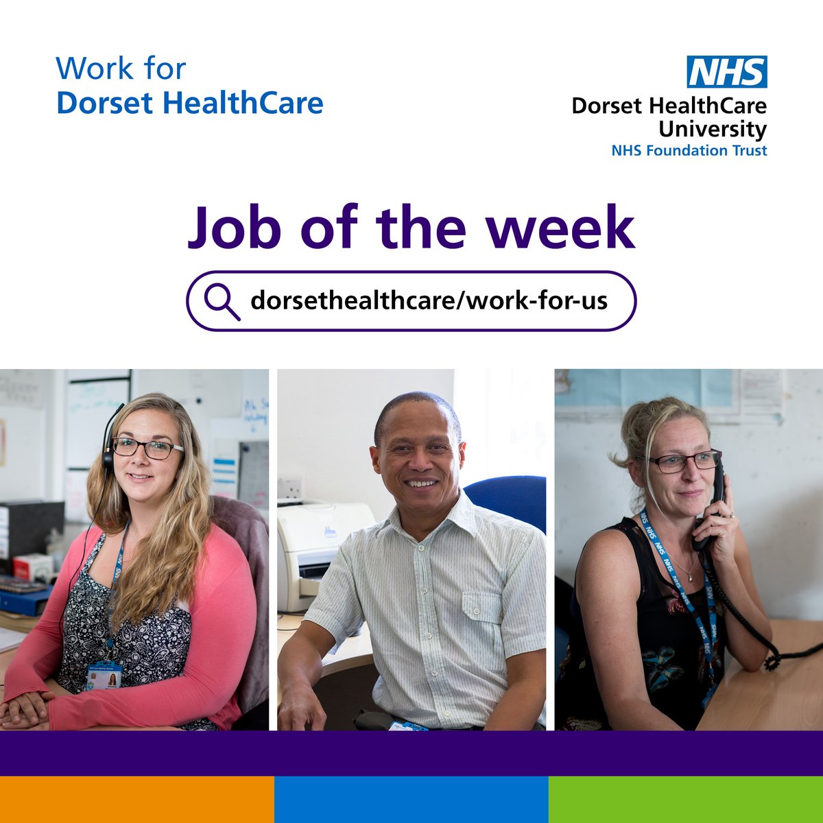DorsetHealth's tweet image. Job of the week 🎉We are looking for a highly organised administrator to be based at our Purbeck Hub in Wareham #adminassistant #wareham
Find out more and apply ➡️ tinyurl.com/5bzz4w56