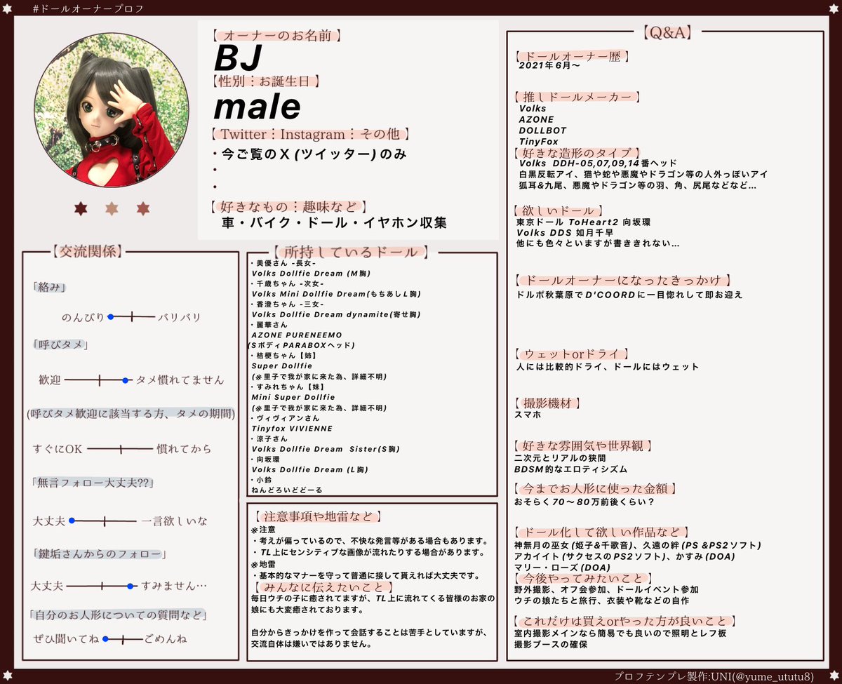 BJ@ドール沼の物欲モンスター tweet media