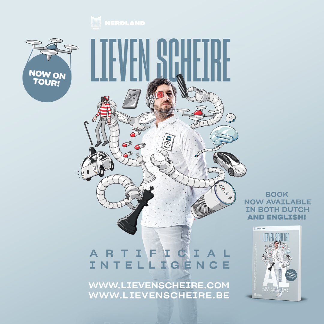 📢  Exciting News! My book on Artificial Intelligence is now available in English! What digital cogs are turning under the hood of things like facial recognition, image generators, or ChatGPT? Dive into the world of AI with me!

🛒📘 Get your copy today: lievenscheire.com