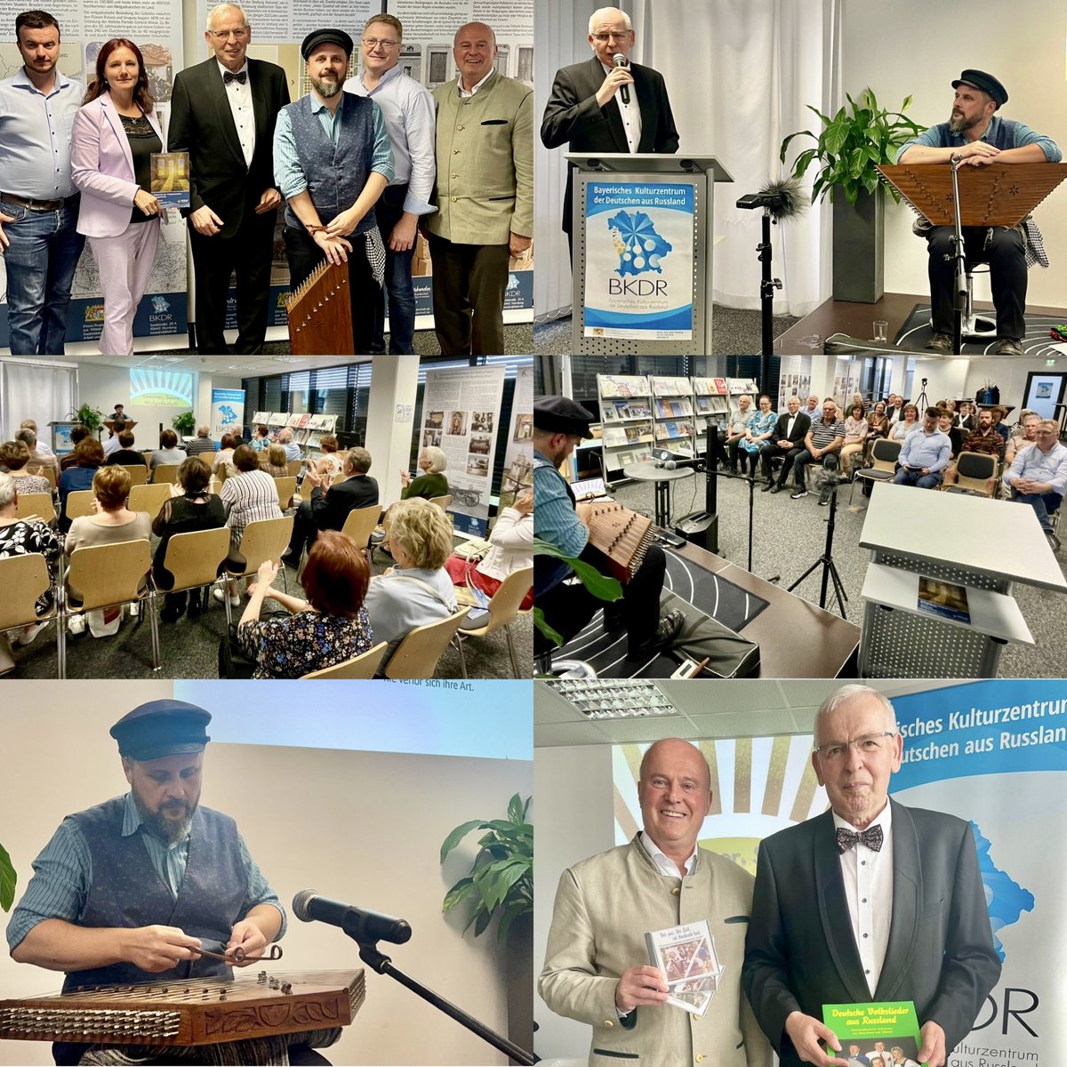 StiftungVerbund's tweet photo. Auch das dritte #Konzert mit dem #wolgadeutschen #Künstler Germán Sack aus #Argentinien war ein voller Erfolg - es wurde vom Bayerischen Kulturzentrum der Deutschen aus Russland (#BKDR) in #Nürnberg mit Unterstützung der #StiftungVerbundenheit veranstaltet.

#liederderheimat https://t.co/tff47WNyv2