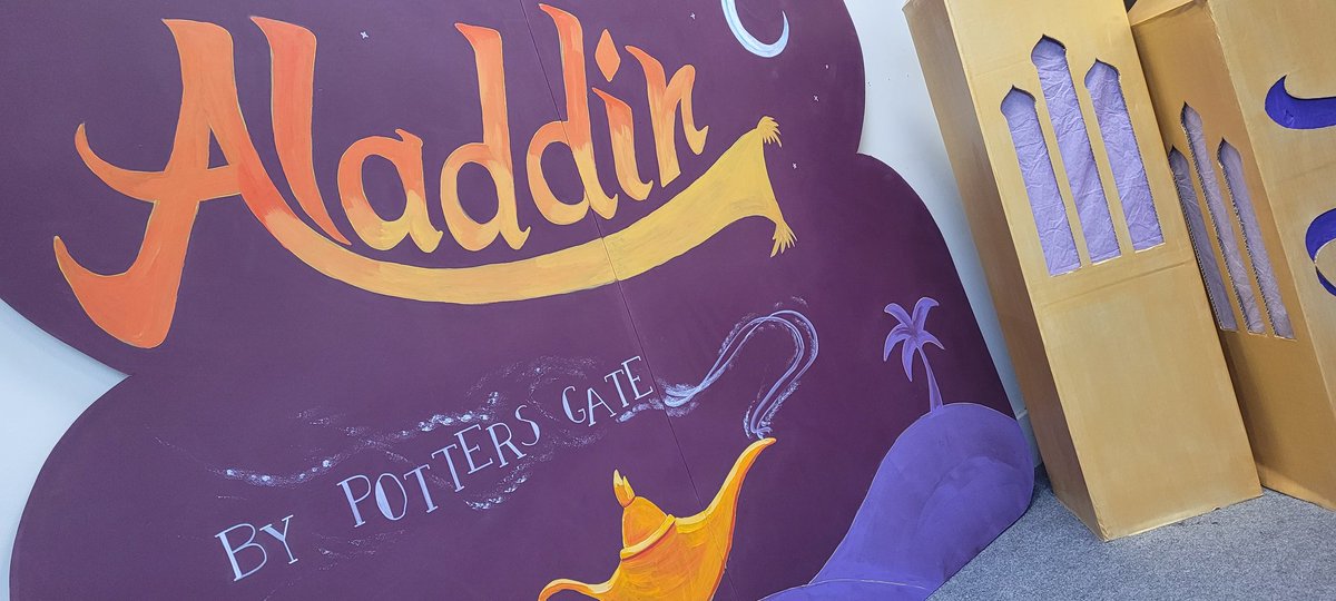 It looks like production week in Year 6. #aladdin