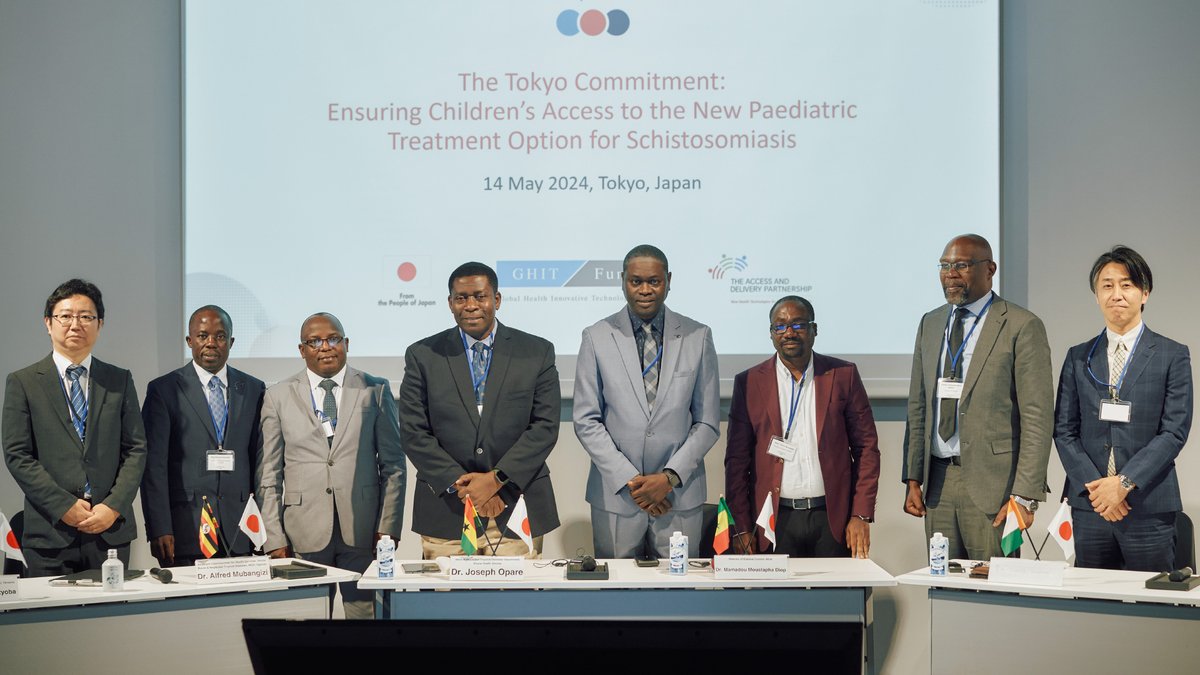 GHIT Fund (グローバルヘルス技術振興基金) (@ghitfund) on Twitter photo A strategic dialogue by #UnitingEfforts – an initiative by GHIT, <a href="/UNDP/">UN Development</a>-led <a href="/ADP_health/">Access and Delivery Partnership</a> and Japan- is bringing together key stakeholders, incl <a href="/PedPZQ/">Pediatric Praziquantel Consortium</a> partners, to prepare for equitable introduction of the new treatment option for pediatric schistosomiasis. ghitfund.org/newsroom/event… A strategic dialogue by #UnitingEfforts – an initiative by GHIT, <a href="/UNDP/">UN Development</a>-led <a href="/ADP_health/">Access and Delivery Partnership</a> and Japan- is bringing together key stakeholders, incl <a href="/PedPZQ/">Pediatric Praziquantel Consortium</a> partners, to prepare for equitable introduction of the new treatment option for pediatric schistosomiasis. ghitfund.org/newsroom/event…