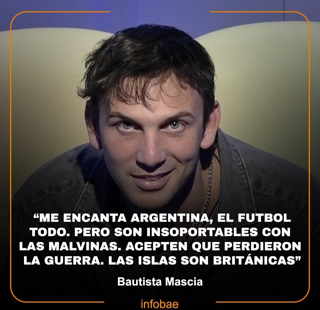 <a href="/furiabell/">bambybellcat</a> <a href="/toritavillar/">TORA 🐂</a> <a href="/Poggi/">Diego Poggi</a> Eso dijo de las Malvinas Argentinas son unos anti Patria la tora y Poggio