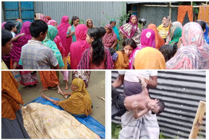 সরিষাবাড়ীতে বন্যার পানিতে ডুবে শিশু ও বৃদ্ধের মৃত্যু