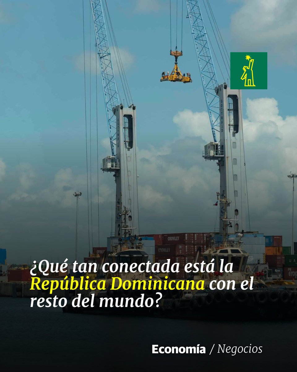 📊 | #NegociosDL | A lo largo de los años, la República Dominicana ha trabajado en robustecer su conectividad aérea y marítima para facilitar el intercambio comercial con otros países  

🔗 ow.ly/vcWk50SwUuT #DiarioLibre 

 #RD #Conectividad #IntercambioComercial