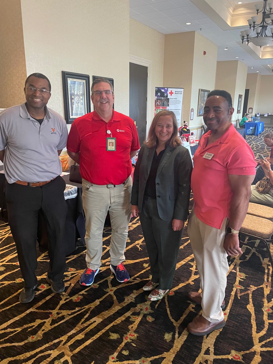 Guess Hoo stopped by the Broadcaster’s for Blood event.
CEO of UVA Medical Center Wendy Horton!