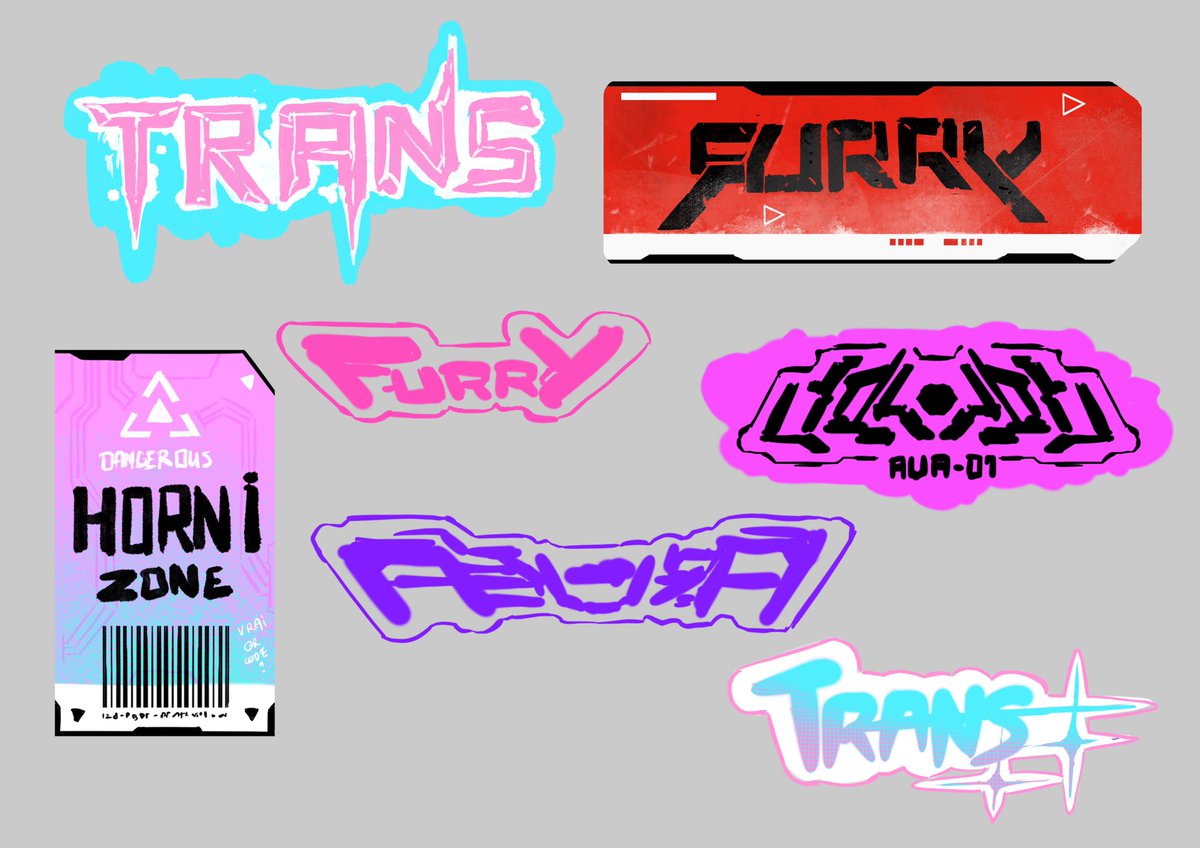 Exploring sticker idea for conventions ?
Which ones do you prefer ?