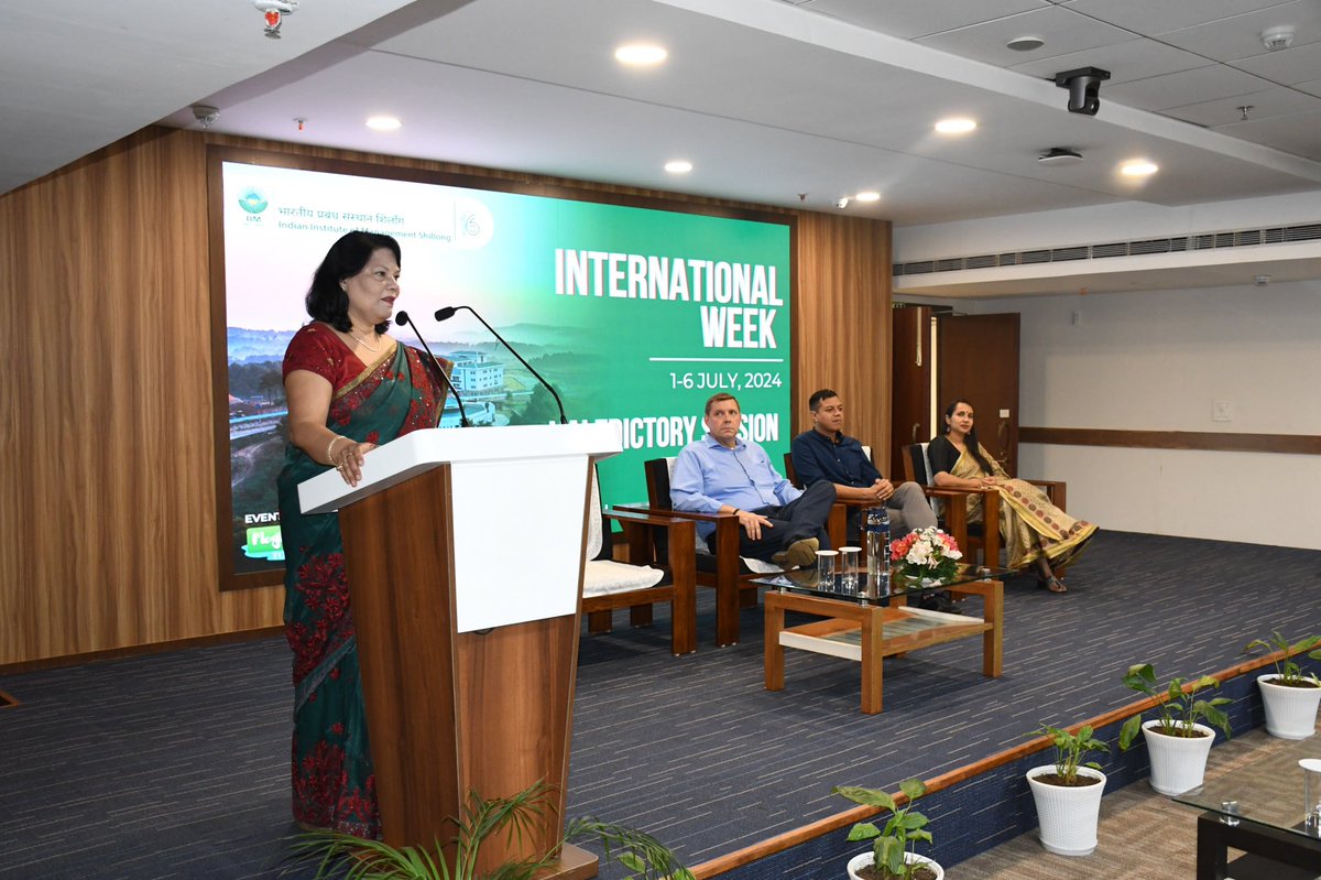 IIMShillong's tweet image. The 6 day International week at IIM Shillong concludes. 
➡️ Key highlights of the session.

#InternationalWeek #IWeek #Innovation #IdeasAcrossBorders #IIMShillong #CampusInClouds #7thHeaven #Global #LocalImpact
