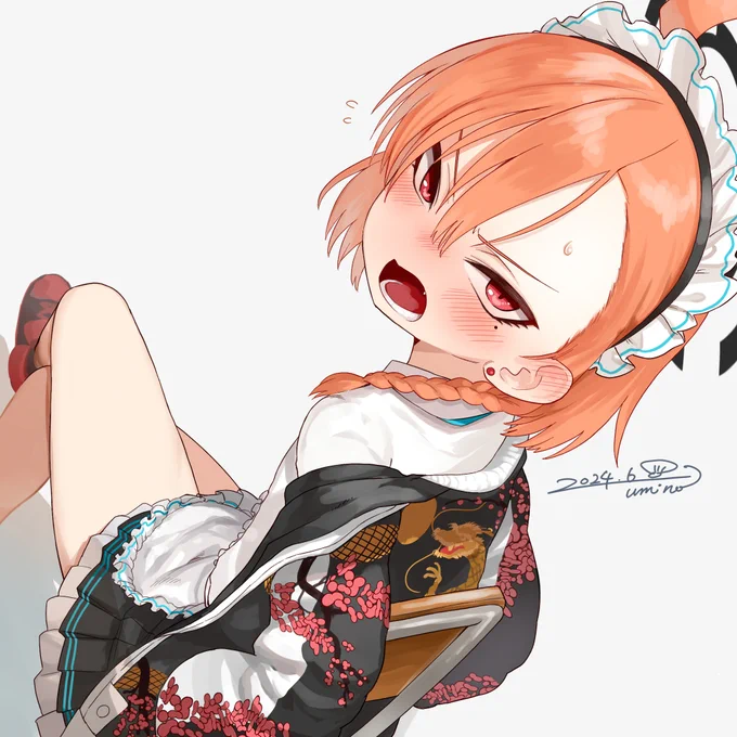 赤面ネルちゃん #ブルアカ 