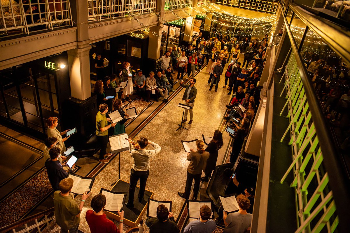 rncmlive's tweet image. Thank you to everyone who joined us for Nature’s Music on Saturday night!
RNCM students performed throughout @McrMuseum’s galleries, creating a soundtrack to our natural world that echoed from every corner.
📸 Charlotte Wellings