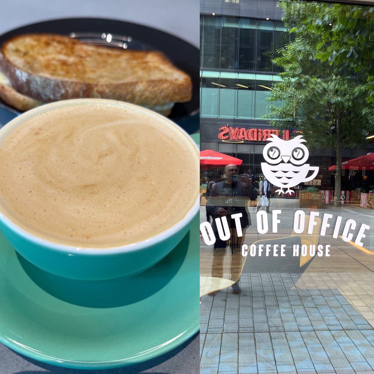 I’ve now eaten at every branch of <a href="/Stonycoffee/">Out Of Office Coffee</a> tried the Wembley branch today. Big space and ideal for working #coffee #CoffeeLover